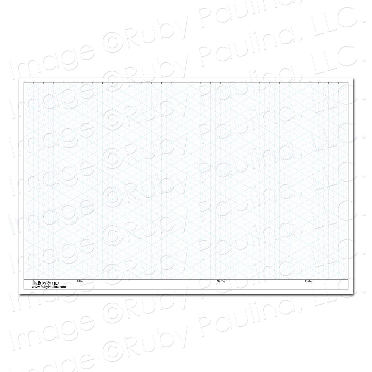 Amazon Ruby Paulina 11x17 Isometric Grid Paper 100 Loose Leaf Tabloid Size Sheets Fade Out Blue Ink 30 60 90 Degree Angles Ideal For CAD Drafting 3D Sketching Engineering And Art Office Products