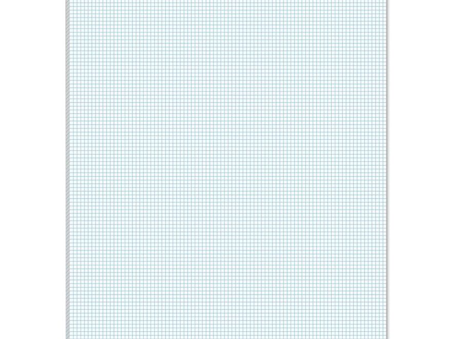 Amazon TOPS 33101 Quadrille Pads 10 Squares Inch 8 1 2 X 11 White 50 Sheets Graph Paper Pads Office Products