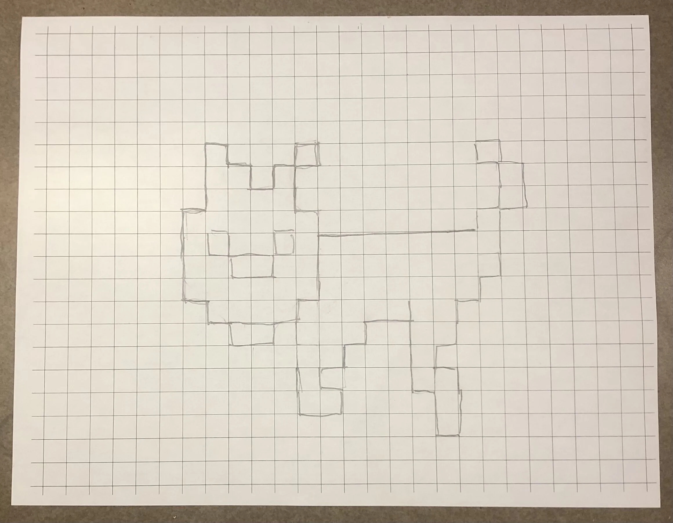 Graph Paper Drawings Kids