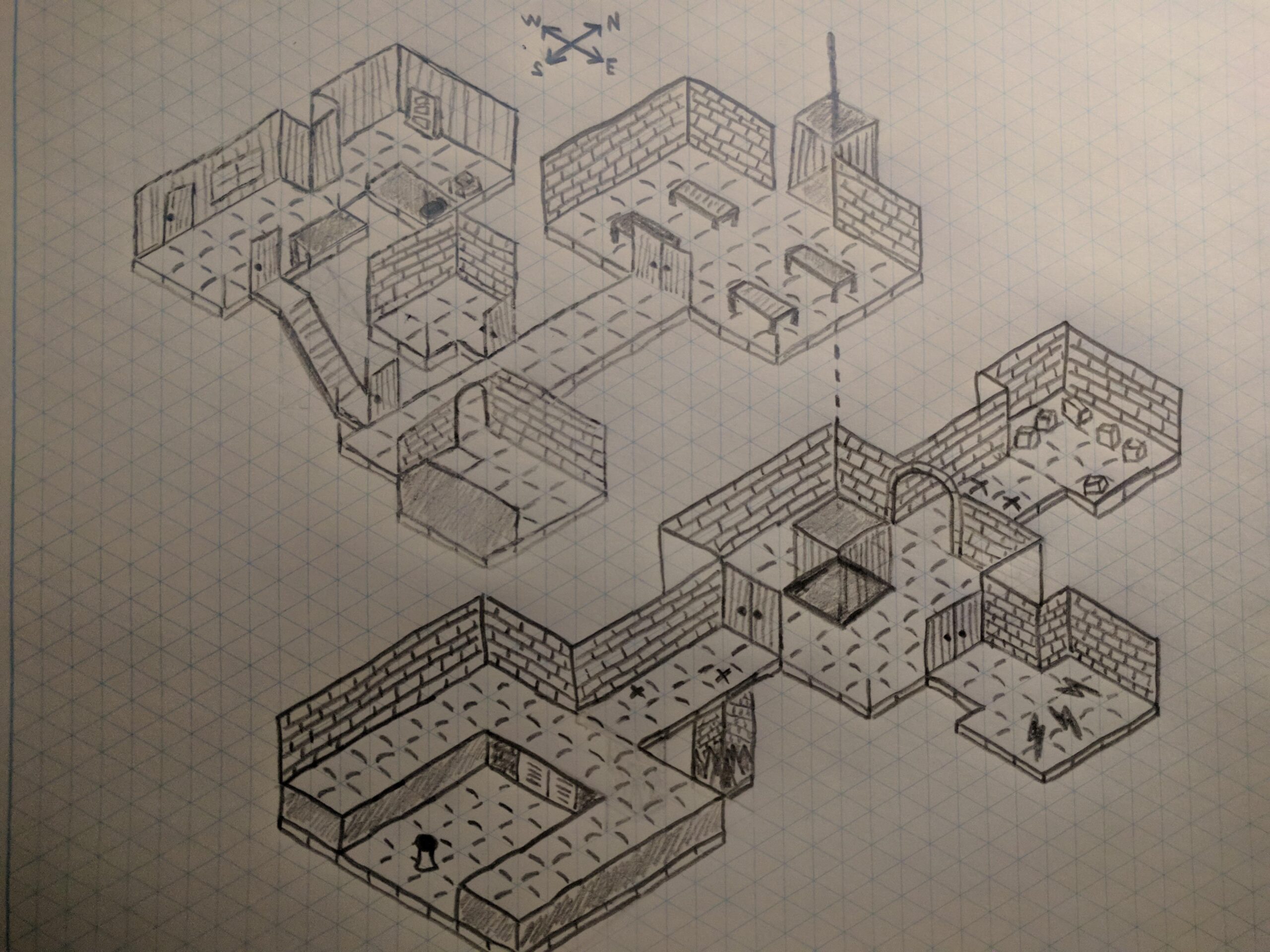 ART My First Attempt At Drawing An Isometric Dungeon What Do You Think R DnD ART My First Attempt At Drawing An Isometric Dungeon What Do You Think R DnD