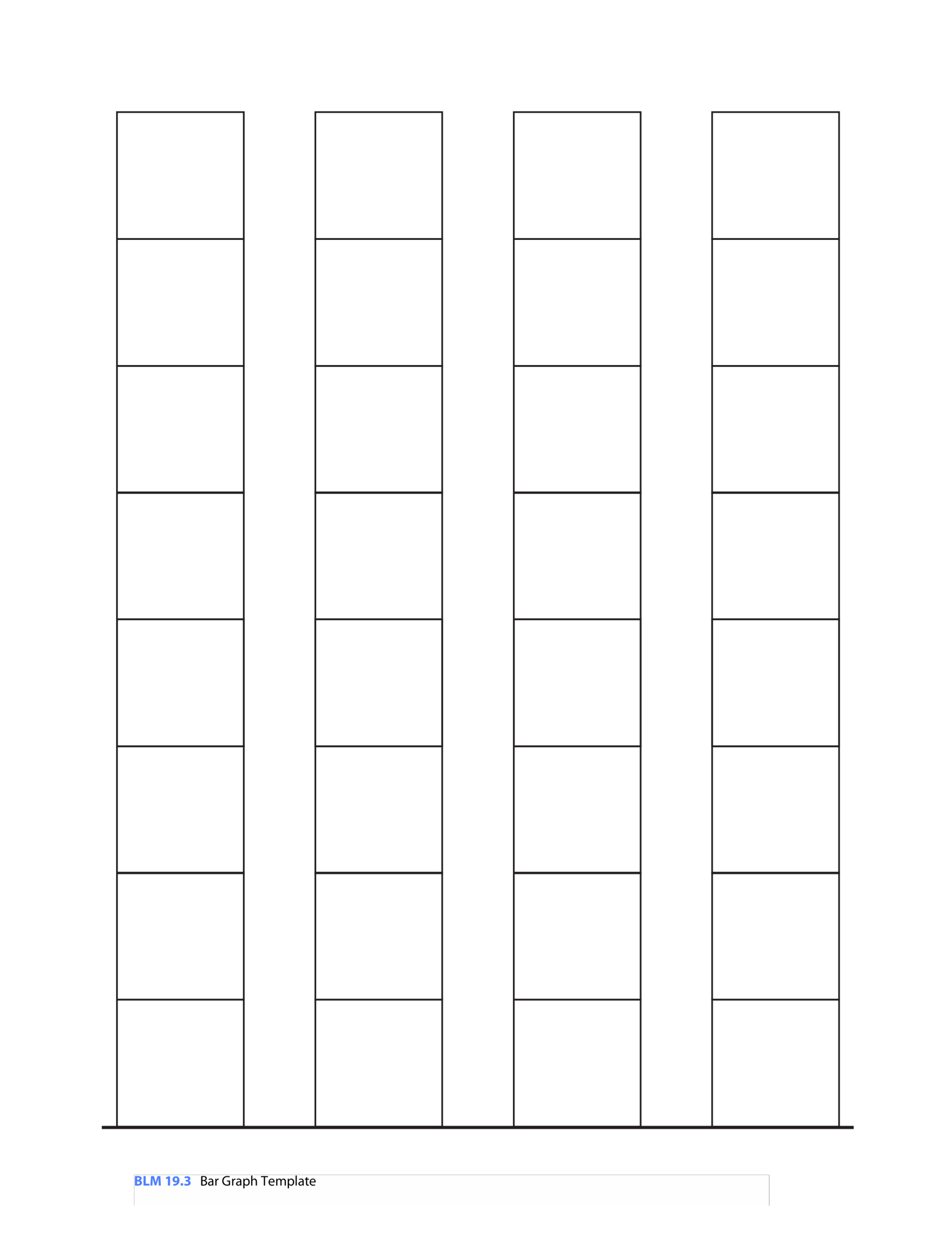 Blank Bar Graph Template For Elementary