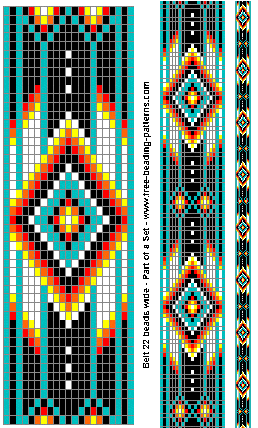 Free Beading Loom Graph Paper