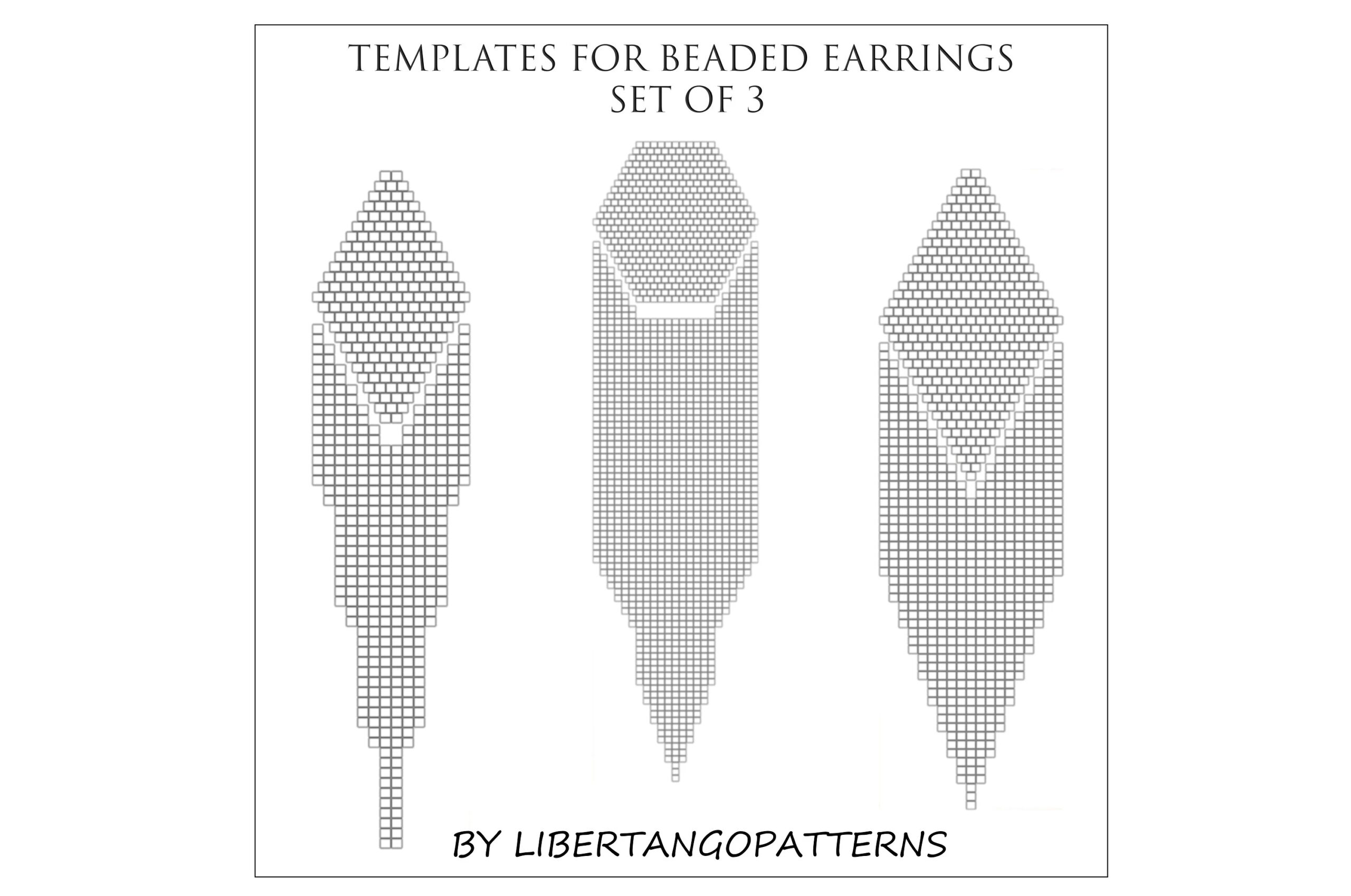 Bead Templates Beading Graph Blank Template Paper Graph Pattern Instant Download Brick Stitch Square Stitch Fringe Earrings Etsy Bead Templates Beading Graph Blank Template Paper Graph Pattern Instant Download Brick Stitch Square Stitch Fringe Earrings Etsy