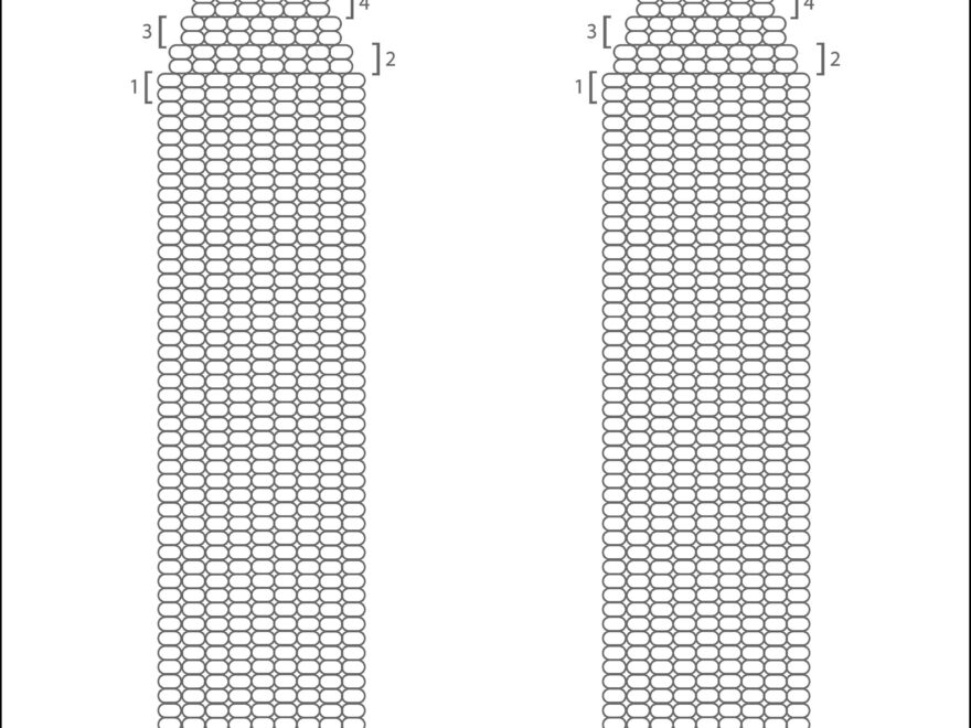 Beaded Earring Template Bundle Seed Bead Design Miyuki Round Beads Color In Fringe Earrings Print Out Digital File Download IPad Procreate Etsy