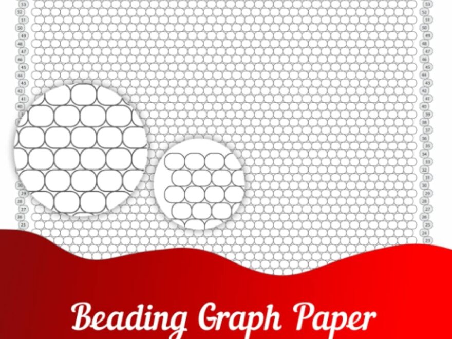 Beading Graph Paper Brick Stitch Graph Paper For Round Beads Pattern To Create Your Own Beadwork Designs Everhan Robin 9798827605980 Amazon Books
