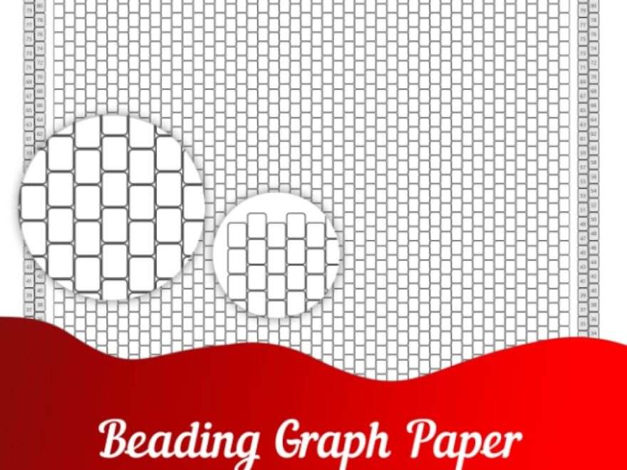 Beading Graph Paper Peyote Stitch Graph Paper For Cylindrical Beads Pattern To Create Your Own Beadwork Designs Everhan Robin 9798828281275 Amazon Books