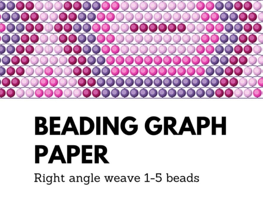 Beading Graph Paper Right Angle Weave 1 5 Beads Beading Resources Berry Porche 9798688515022 Amazon Books