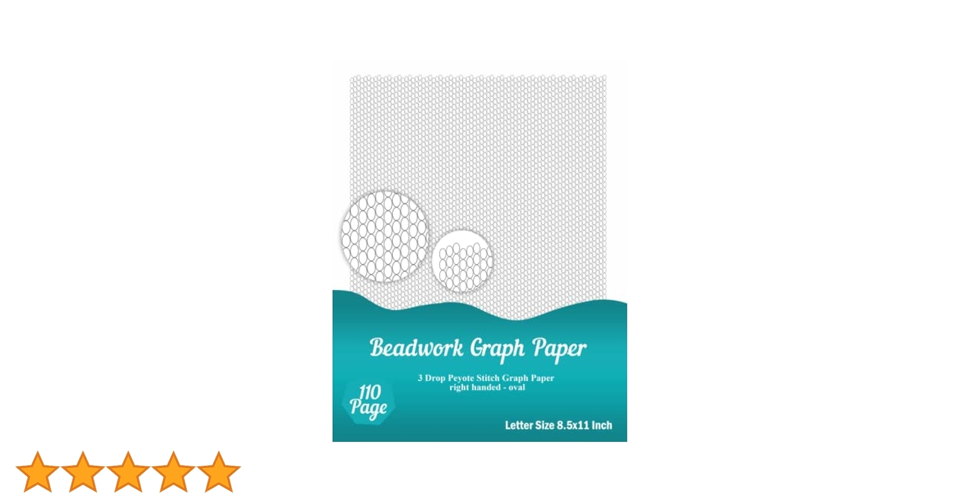 Beadwork Graph Paper Notebook 3 Drop Peyote Stitch Graph Paper Right Handed Oval Publishing GP 9798815189751 Amazon Books