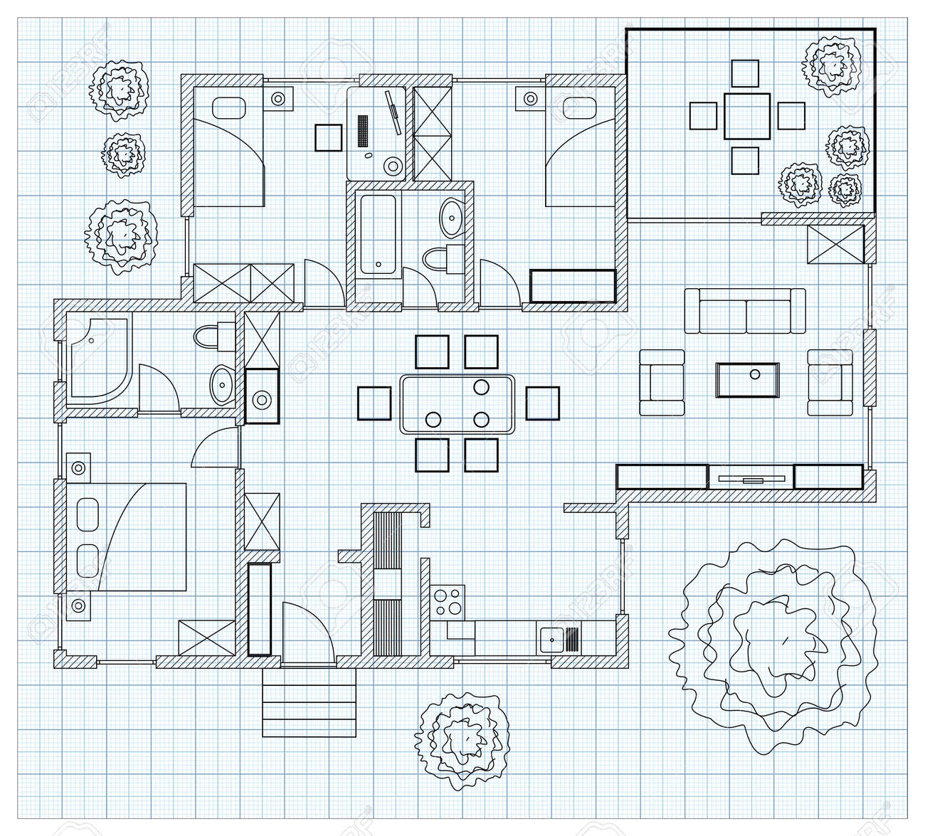 Draw Out Plans On Graph Paper