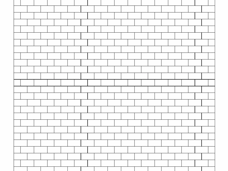 Black Brick Stitch Paper Template Download Printable PDF Templateroller