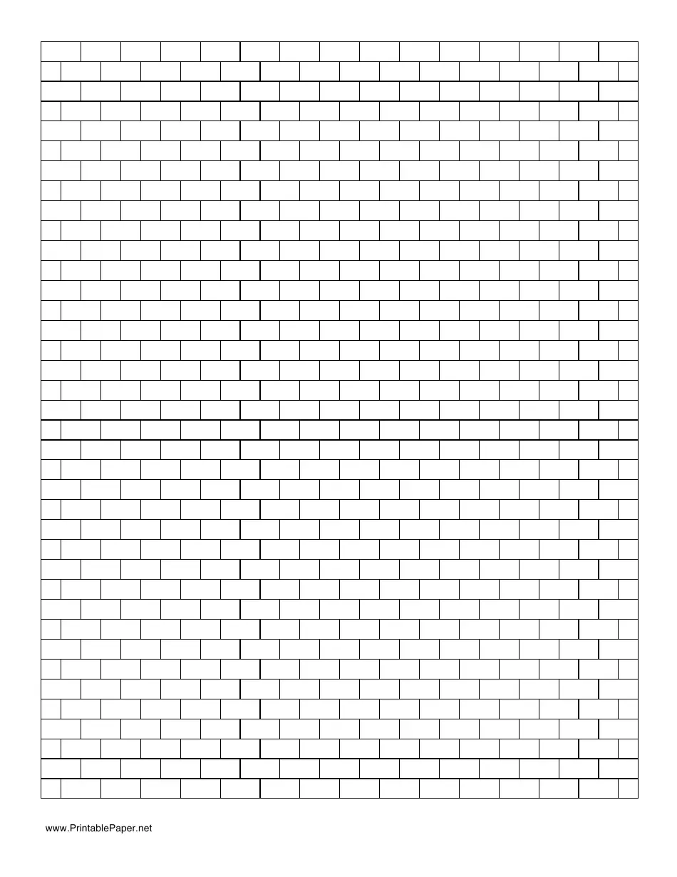 Black Brick Stitch Paper Template Download Printable PDF Templateroller