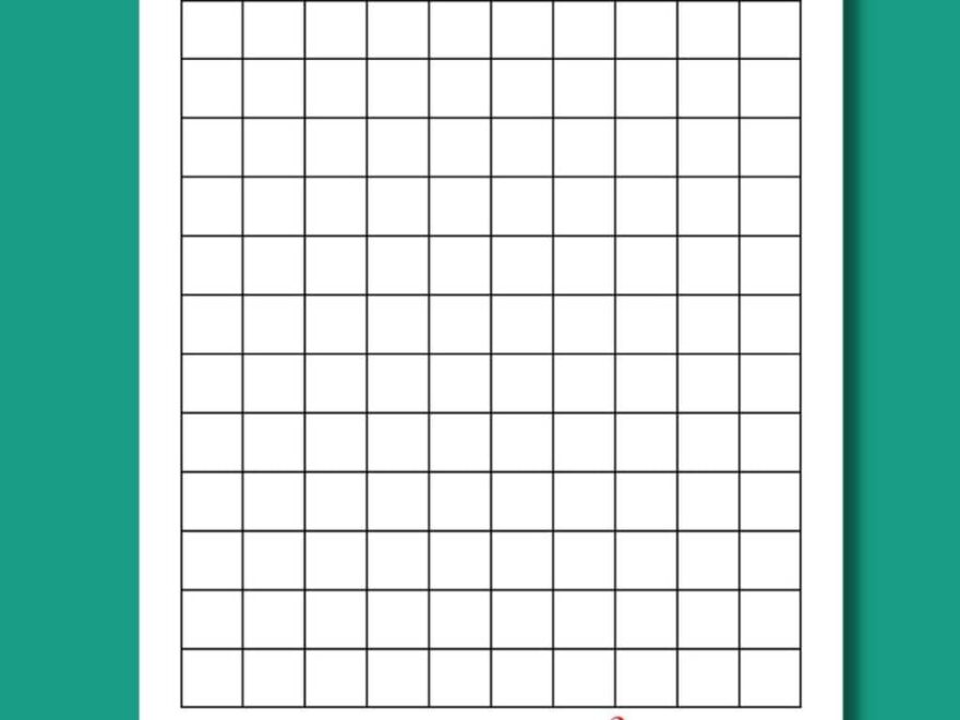 Blank 120 Chart Free Printable PDF