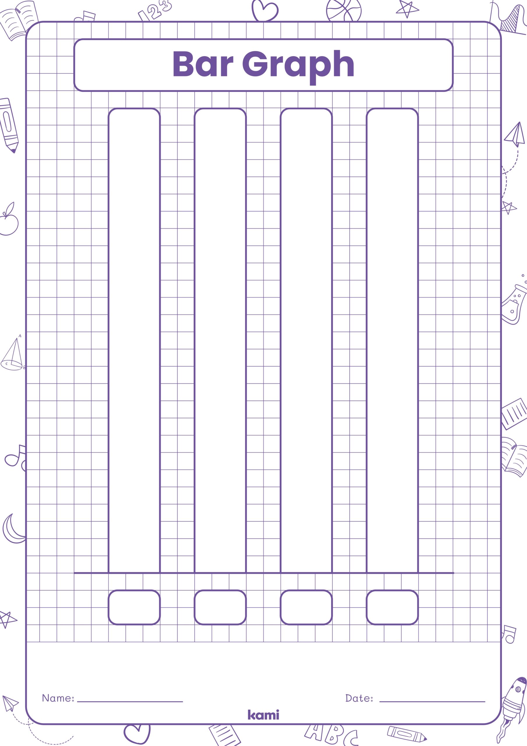 Blank Bar Graph Portrait For Teachers Perfect For Grades 10th Worksheets Library