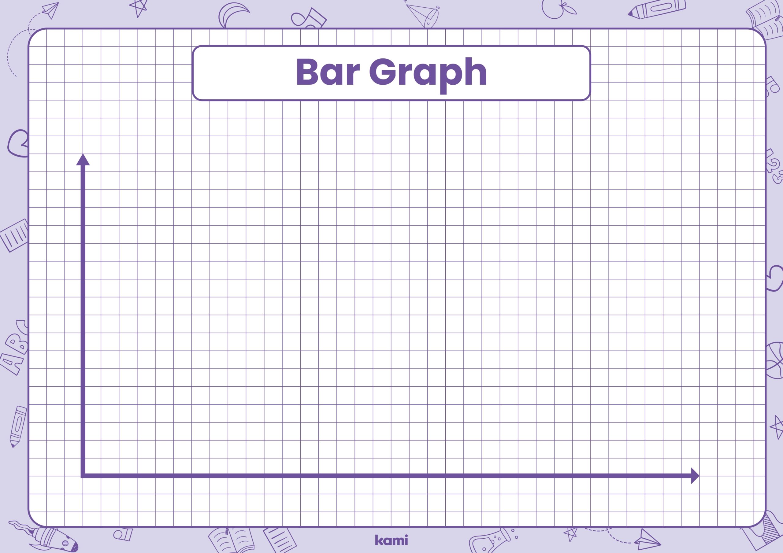 Blank Bar Graph Template Landscape Purple Border For Teachers Worksheets Library Blank Bar Graph Template Landscape Purple Border For Teachers Worksheets Library