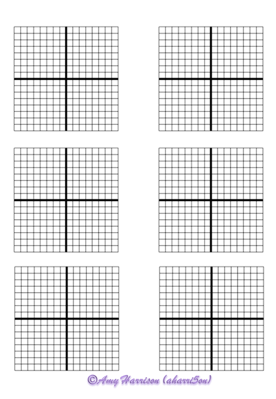 30 X 30 Coordinate Graph Paper