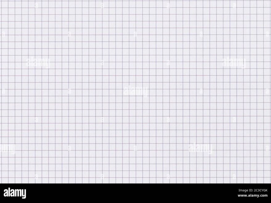 Blank Graph Paper For High School Math Class Lesson Useful As A Background Stock Photo Alamy