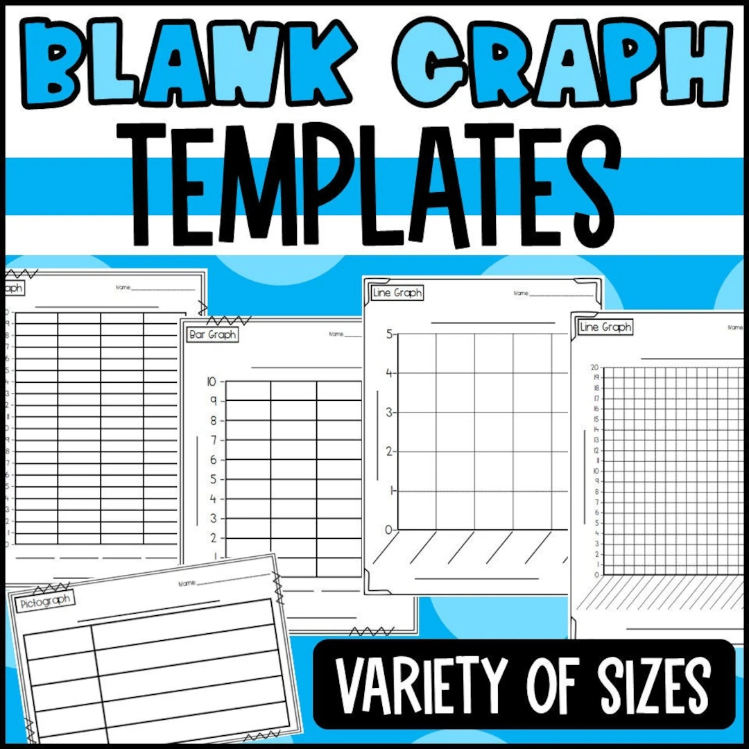 Blank Graph Templates For Primary Bar Graphs Line Graphs And Pictographs Worksheets Kindergarten To Second Grade Etsy Blank Graph Templates For Primary Bar Graphs Line Graphs And Pictographs Worksheets Kindergarten To Second Grade Etsy