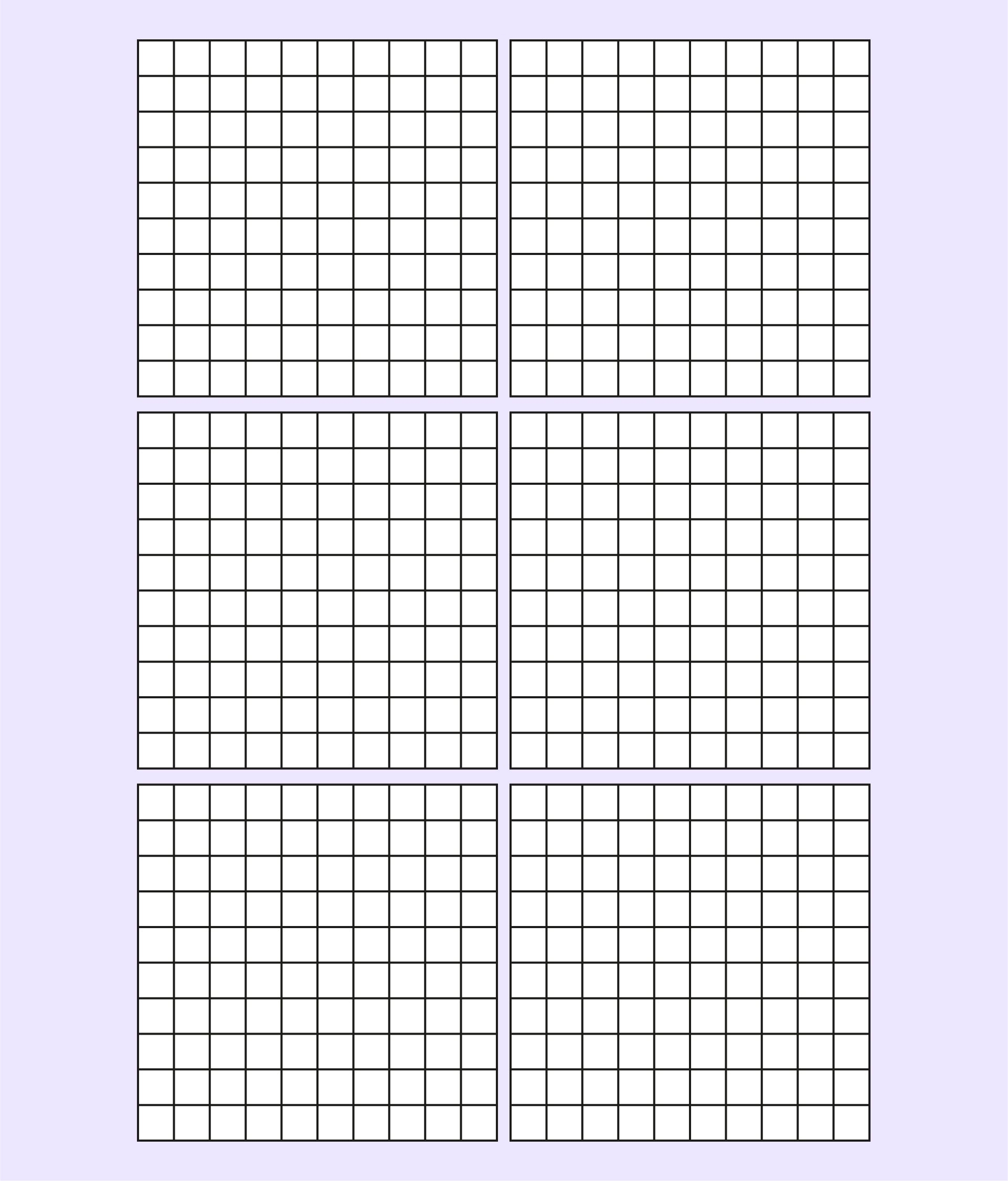 Decimal Grid On Graphing Paper