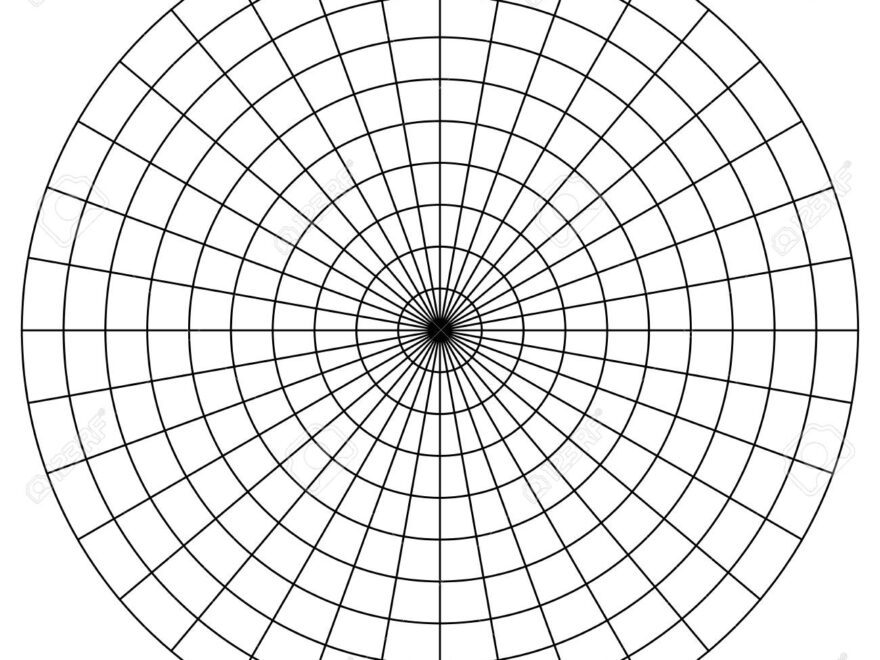 Blank Polar Graph Paper Protractor Pie Chart Vector Royalty Free SVG Cliparts Vectors And Stock Illustration Image 76191742