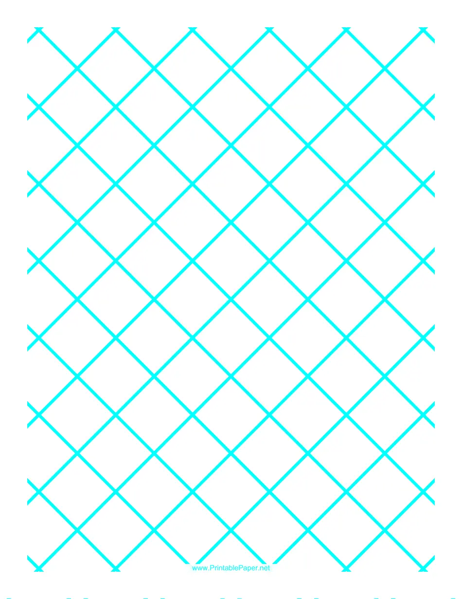 Blue 1 Inch Quilt Grid Graph Paper Template Download Printable PDF Templateroller