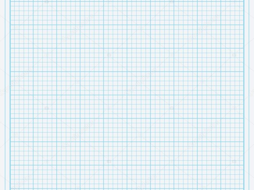 Blue Graph Paper Stock Vector By natbasil 90157822