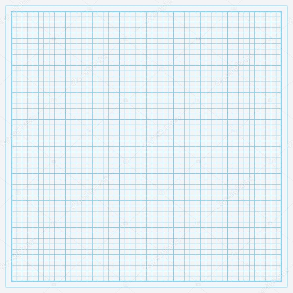 Blue Graph Paper Stock Vector By natbasil 90157822