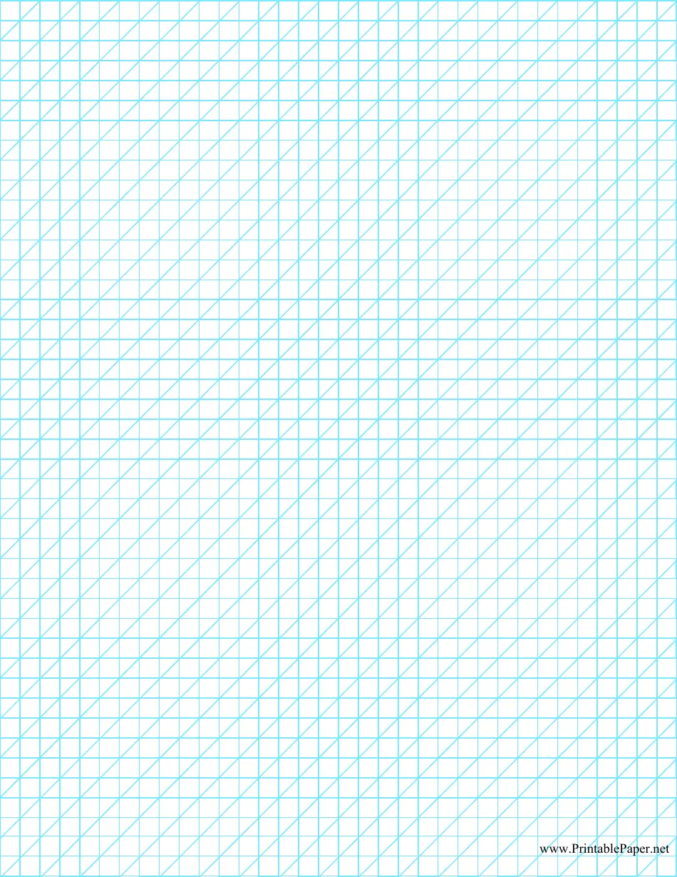 Blue Oblique 25 Inch Graph Paper Download Printable PDF Templateroller