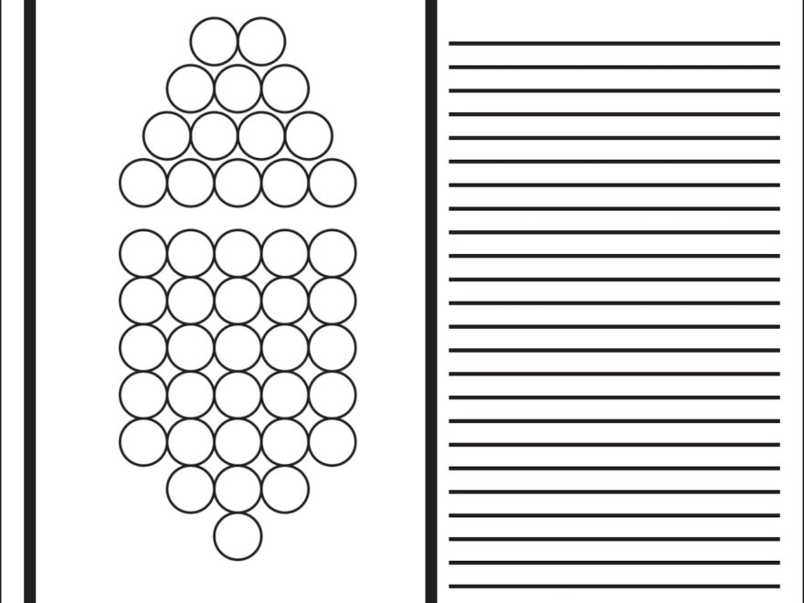 Brick Stitch Bead Patterns Journal 5 Bead Base Row Blank Beaded Earring Pattern Chart