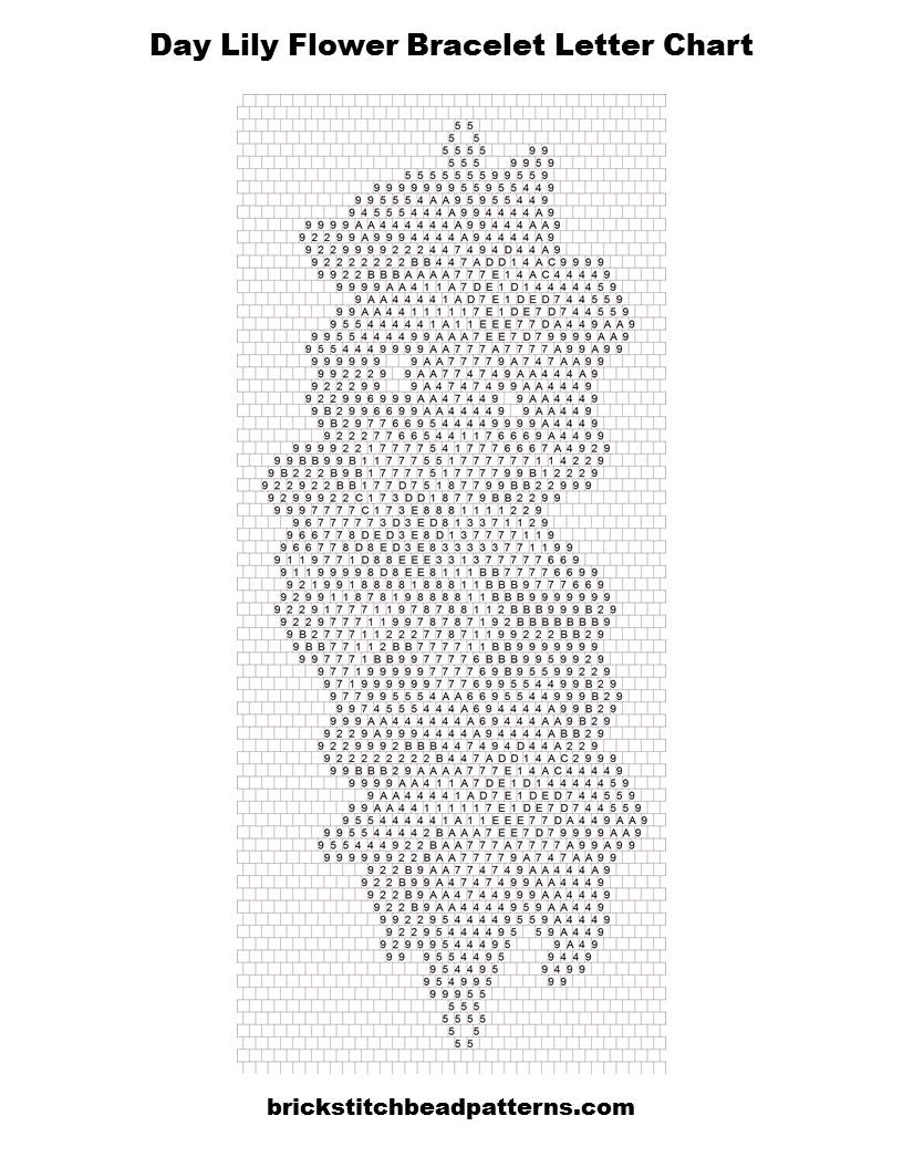 Size 10 Seed Bead Graph Paper