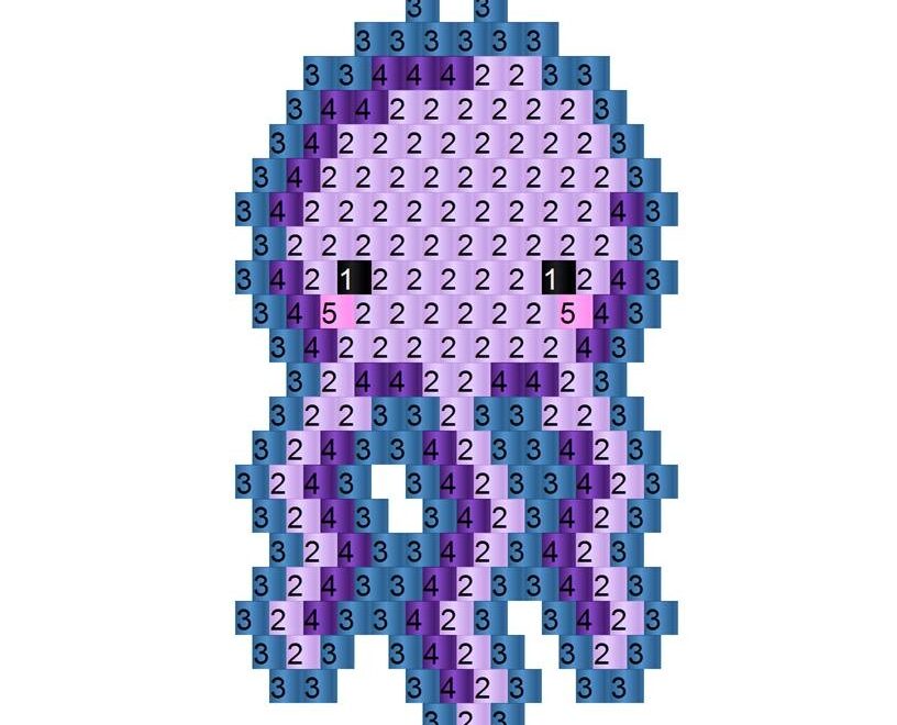 Brick Stitch Bead Patterns Journal Free Little Jelly Fish Earring Brick Stitch Seed Bead Pattern No 723