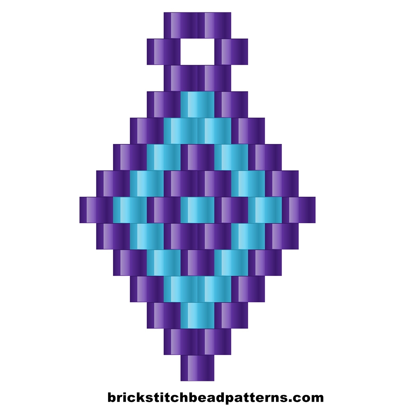 Free Bead Graph Paper Pattern Diamonds