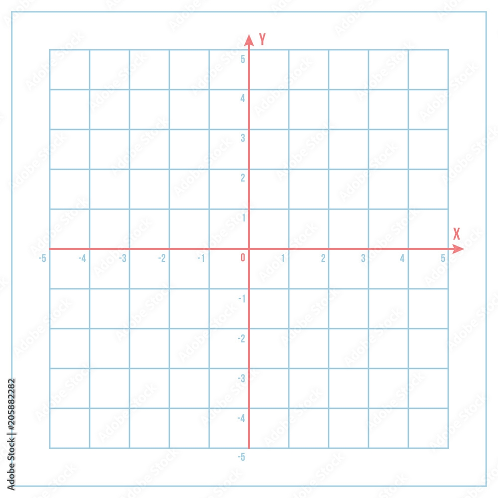 Cartesian Coordinate System On Blue Graph Paper With Coordinate Axis Stock Vector Adobe Stock Cartesian Coordinate System On Blue Graph Paper With Coordinate Axis Stock Vector Adobe Stock