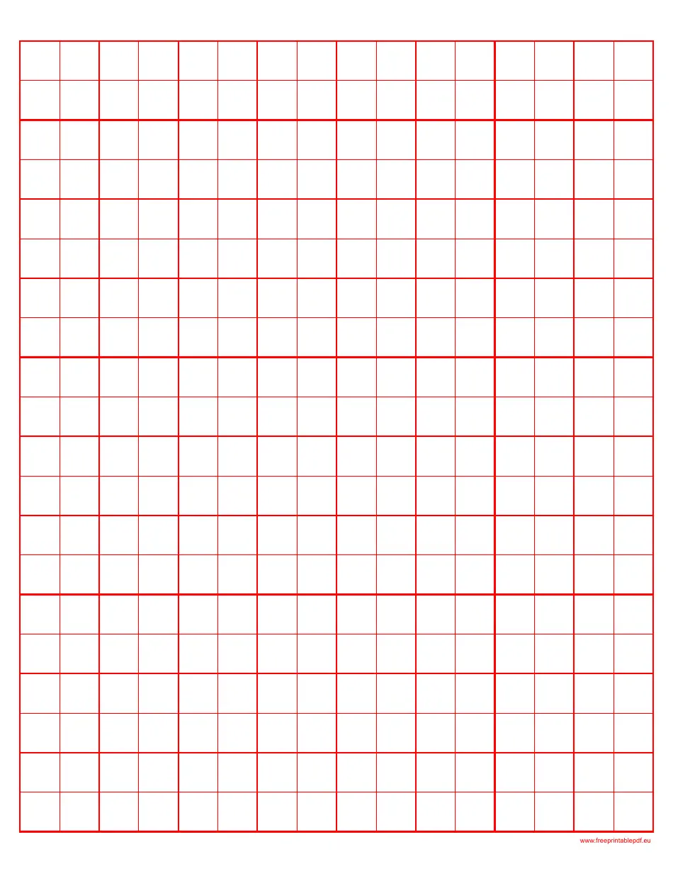 Centimeter Graph Paper Red Download Printable PDF Templateroller