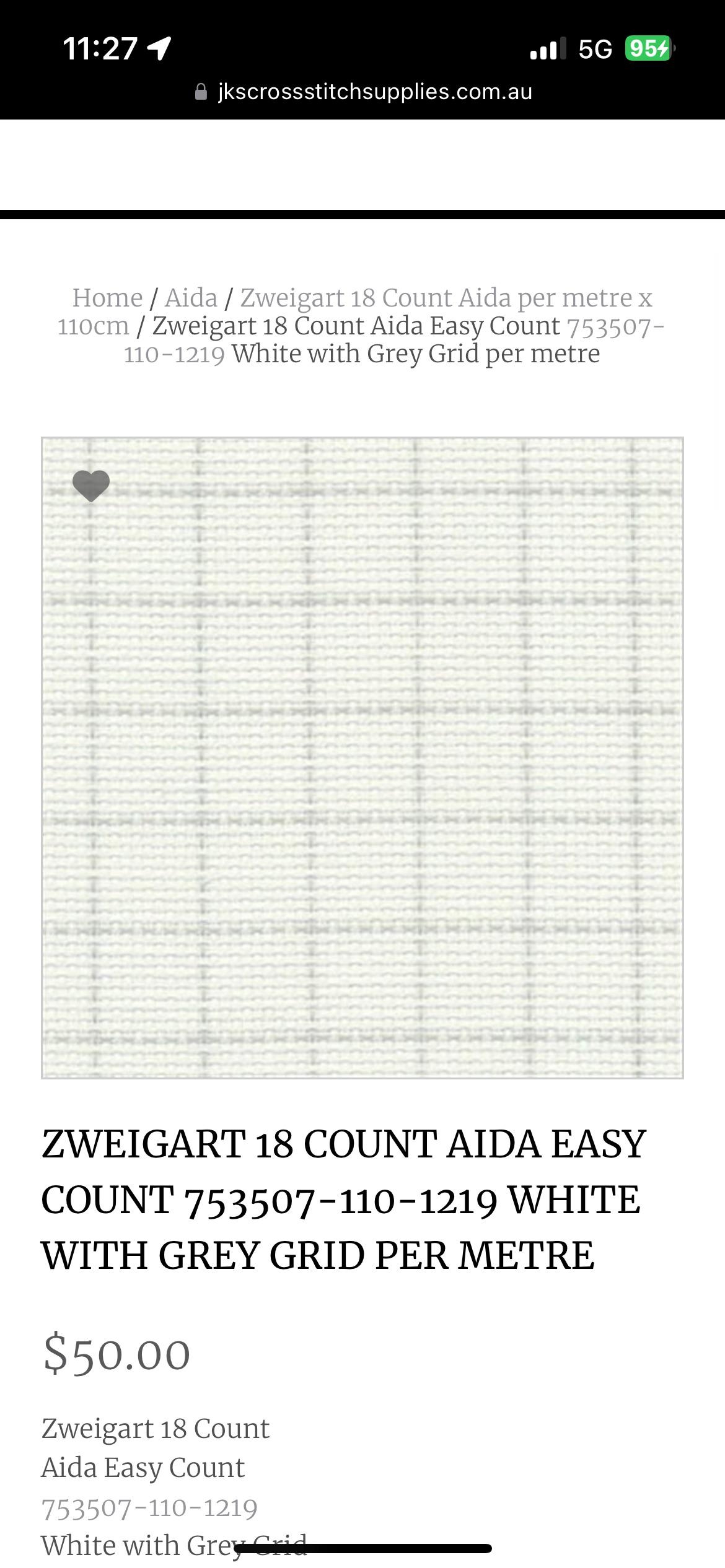 CHAT Has Anyone Used Zweigart Easy Count Before Worried About The Gridding Not Coming Out R CrossStitch