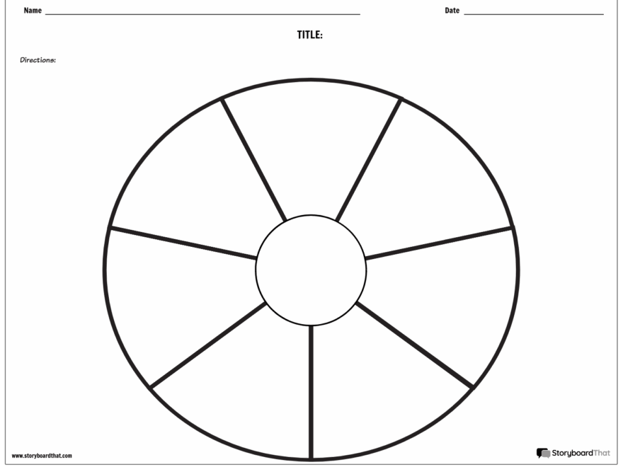 Circle Chart Maker Worksheets Storyboard That