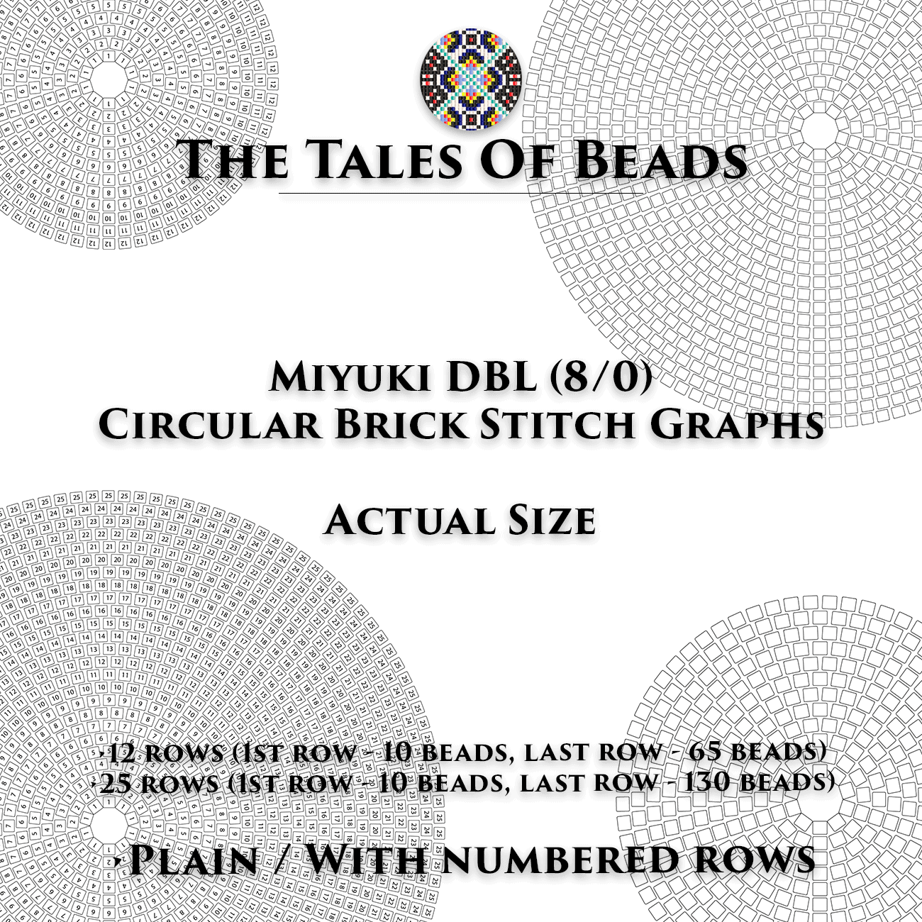 17 Across Brick Stitch Graph Paper