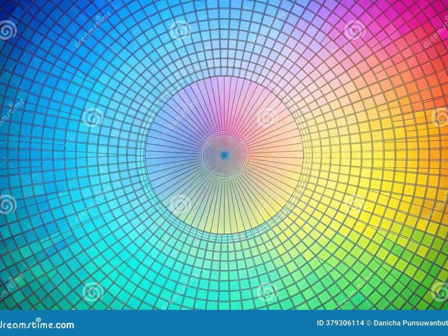 Circular Polar Graph Paper A Stunning Abstract Background For Design Projects Presentations And Educational Materials Stock Illustration Illustration Of Poster Grid 379306114