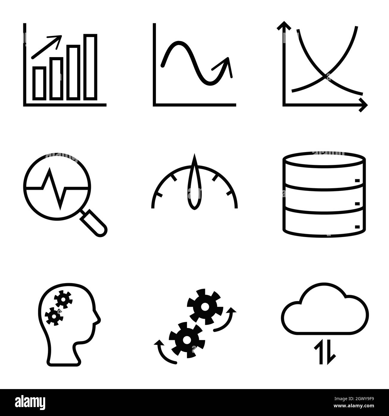 Guage Graph Black And White