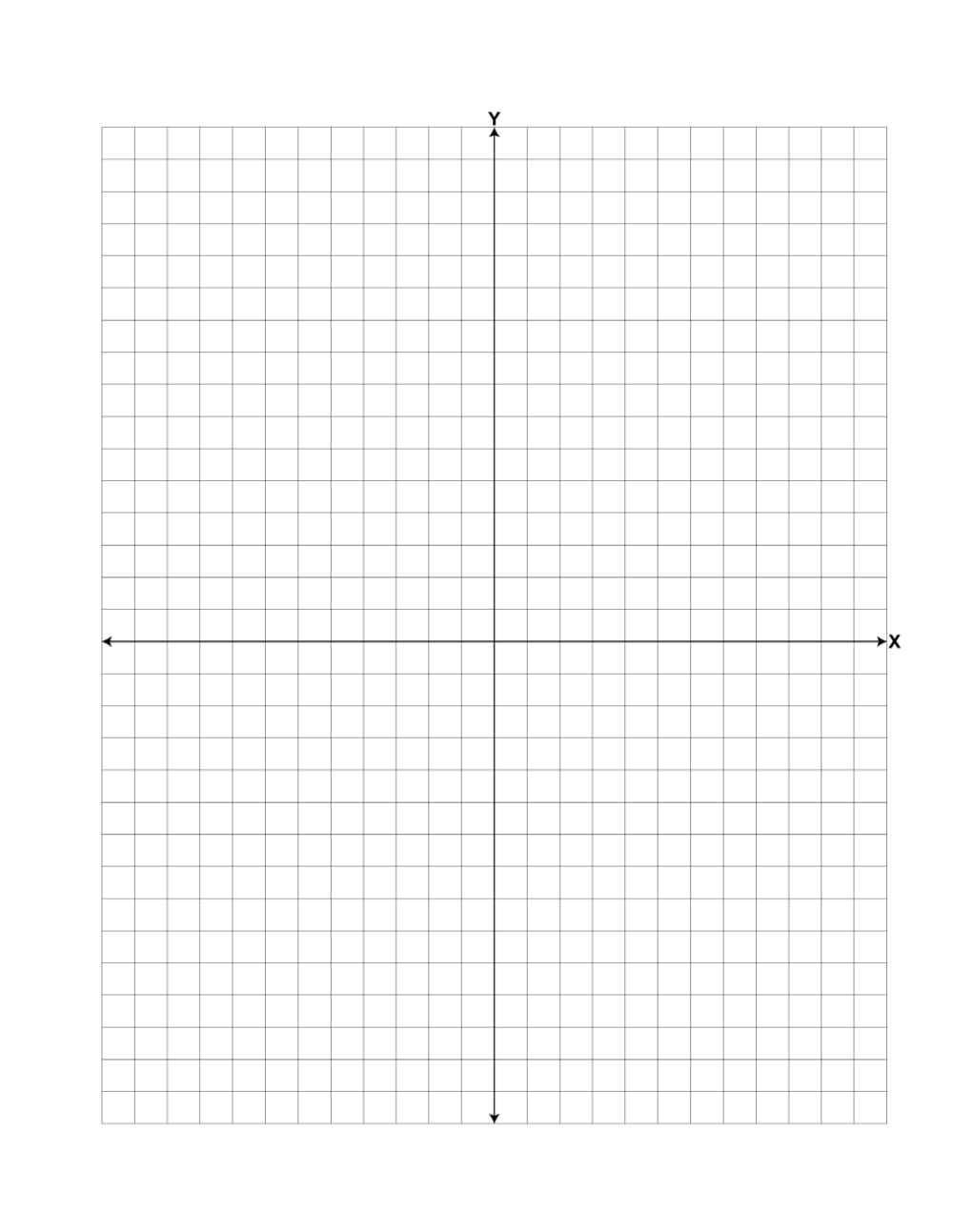 Graph Paper With X Y Axis Prinatble Graph Paper With X Y Axis Prinatble