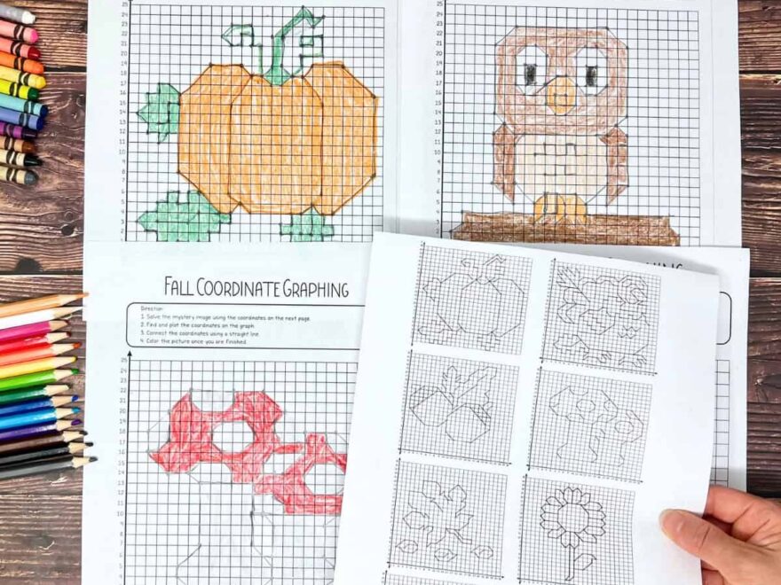Coordinate Graphing Pictures How To Use For Fall Fun Free Rock Your Homeschool