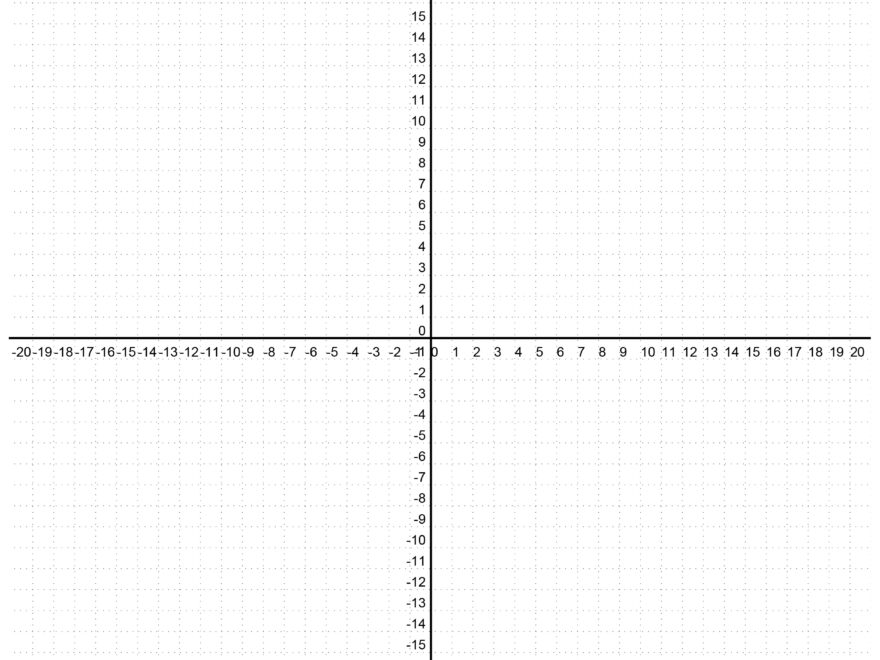 Coordinate Plane PDF Graph Paper Page