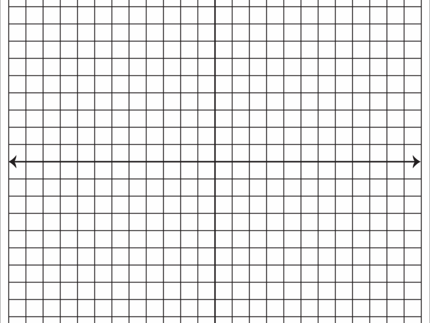 Coordinate Plane Repositionable Low Tac Peel Stick Graph 24 X 24 1 Squares 4 Quadrant Grid Bold XY Axis Walmart