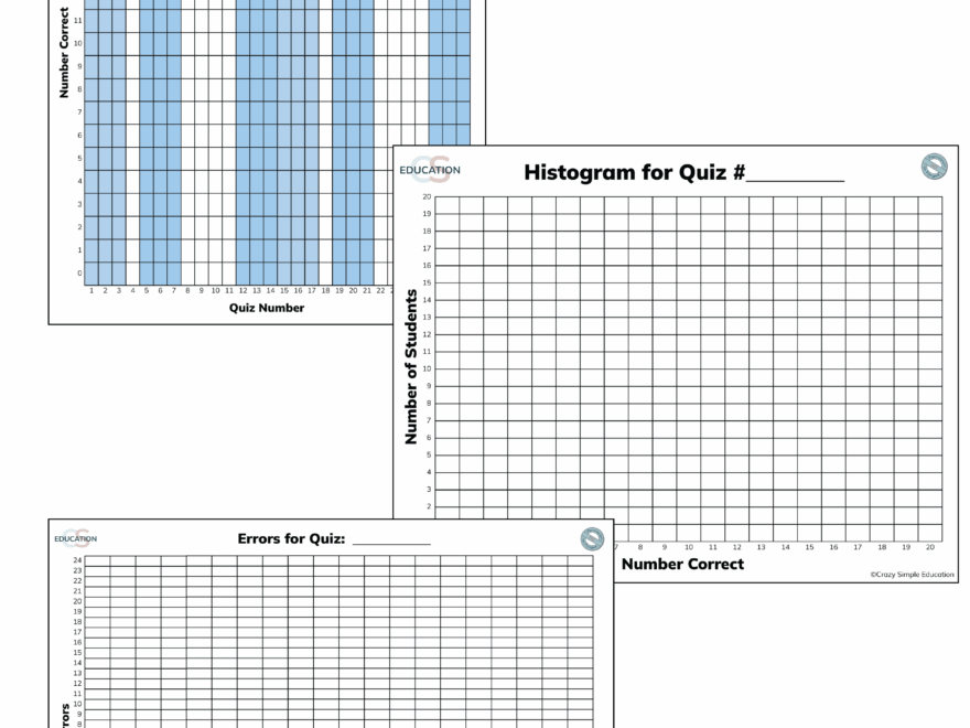 Crazy Simple Education Blank Graphs