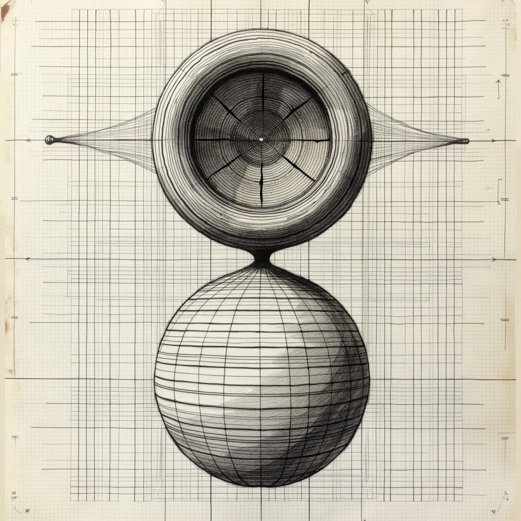 Create A Detailed Technical Sketch On Graph Paper FluxPro art