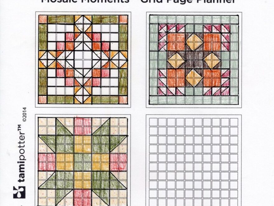 Creating A Paper Quilt Mosaic Moments Page Layout System