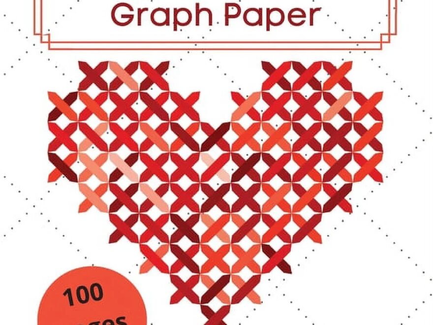 Cross Stitch Graph Paper 100 Pages Create Your Own Embroidery Patterns Needlework Design Paperback Walmart