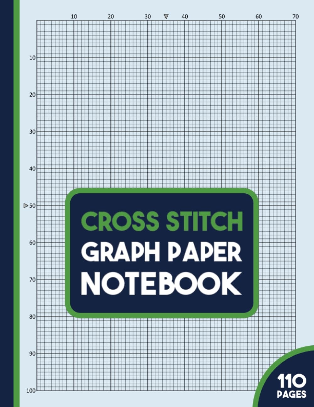 Cross Stitch Graph Paper Notebook A4 Large Print Notebook With 10 Squares Per Inch Grid For Embroidery Needlework 110 Pages With 10 Lines Per Inch Chart Perfect For Patterns