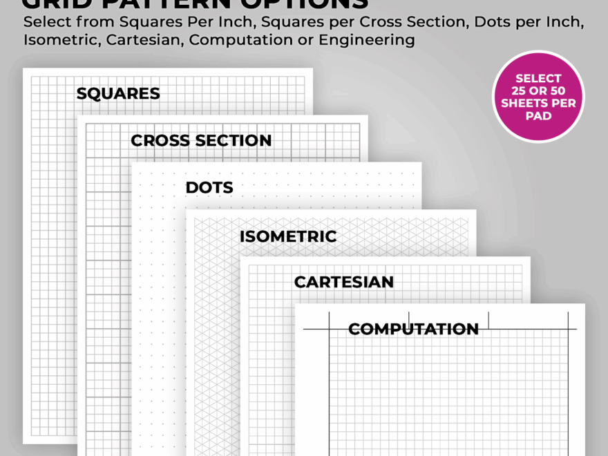 Custom Graph Paper Pads PrintPPS