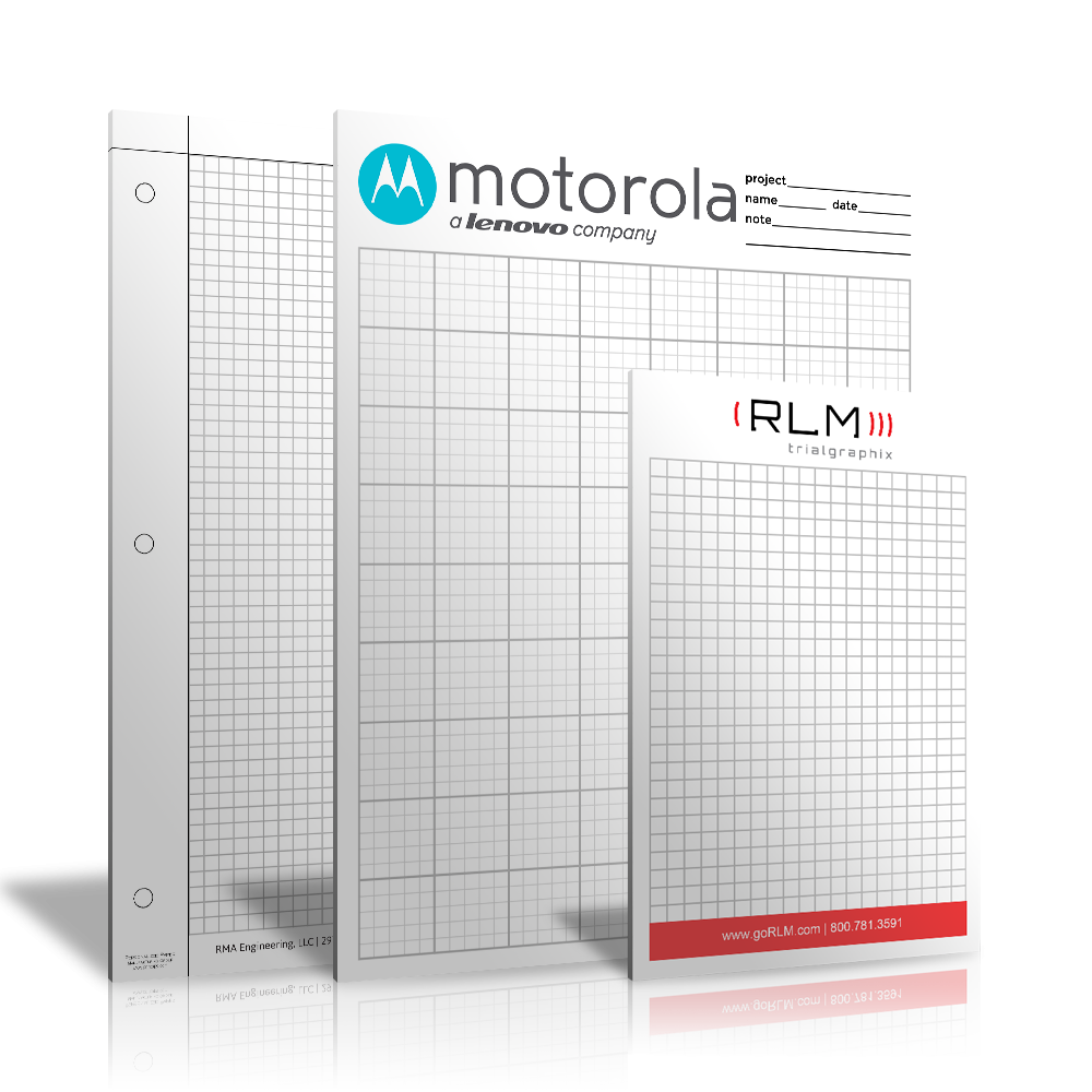 Graph Paper With Company Logo