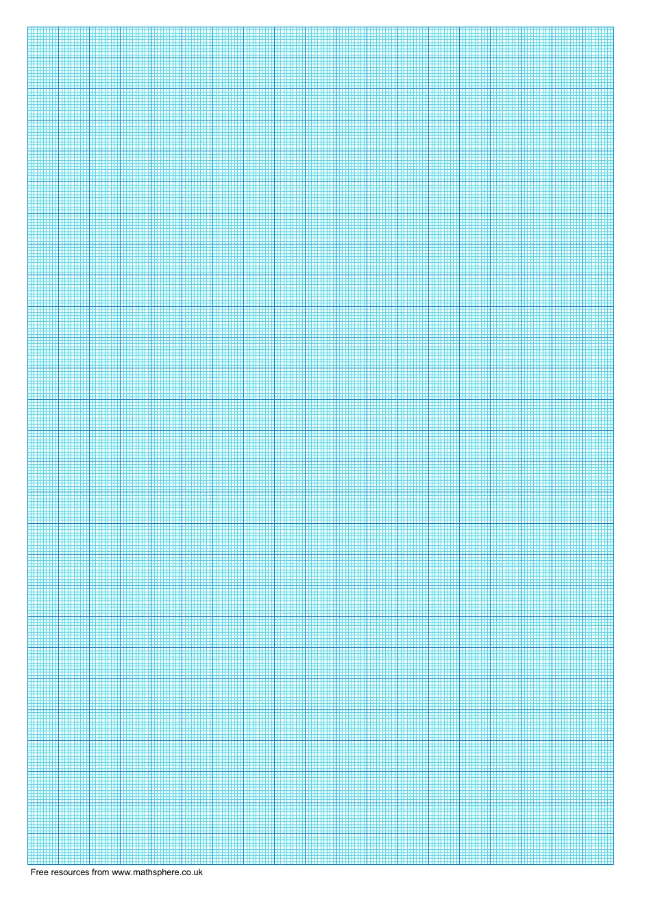 Cyan 1 Mm Graph Paper Template Download Printable PDF Templateroller